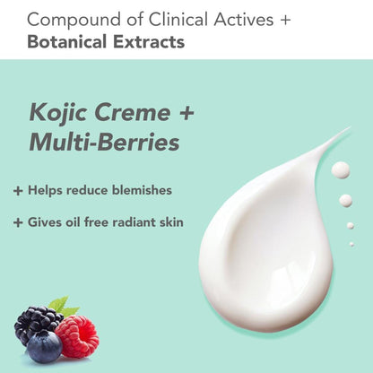 Lotus DermaBotanics Kojic Acid + Multi Berry Ampoule Crème, pH5.5, For Sensitive Skin