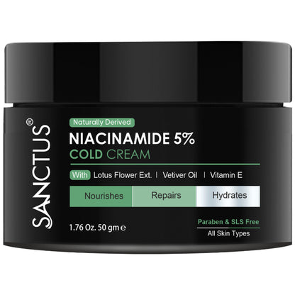 SANCTUS Moisturizing 5% Niacinamide Cold Cream