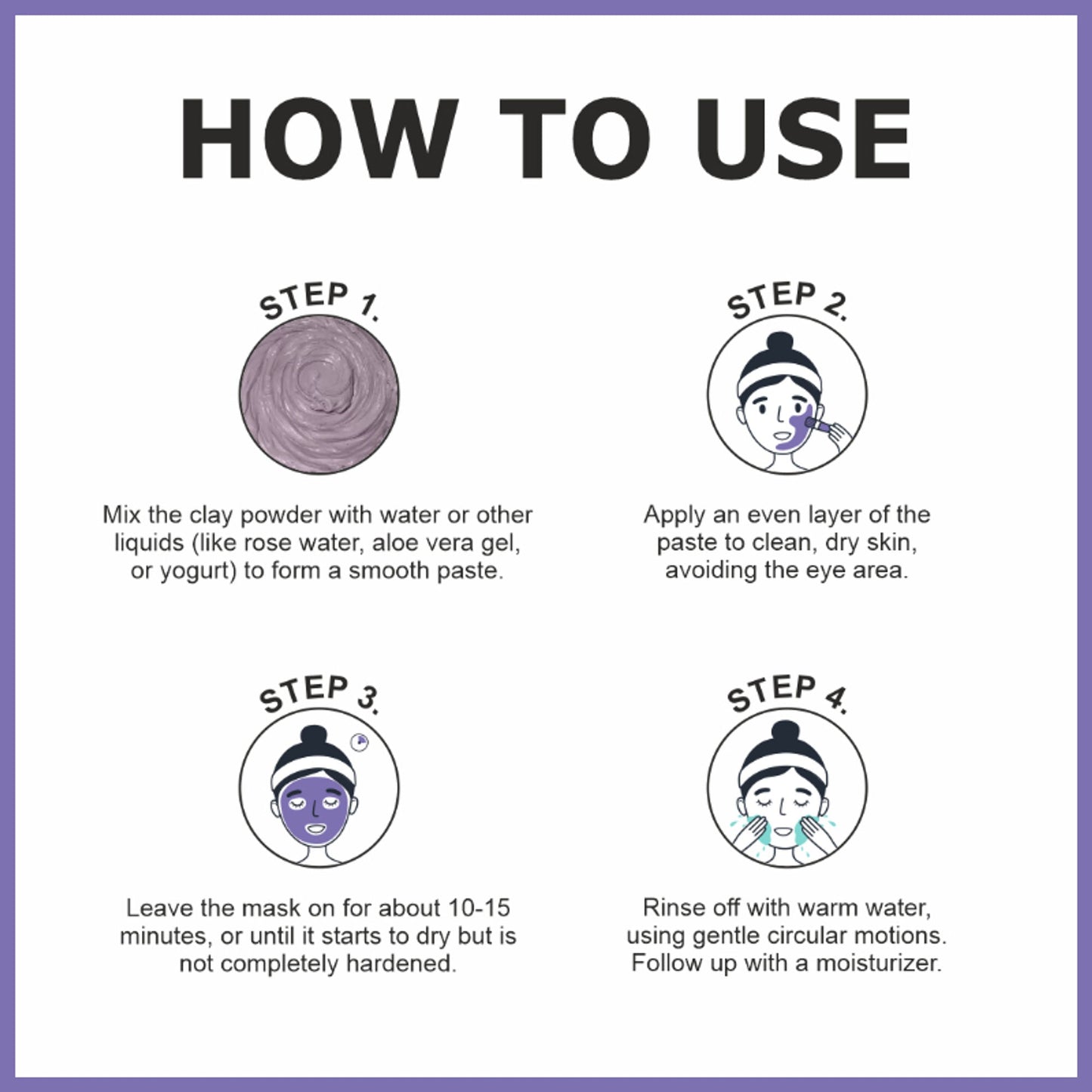 She Essentials Brazilian Purple Clay Mask For Brightening Skin