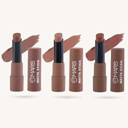 MARS Cosmetics Matte Lipsticks Box - 04 Browns