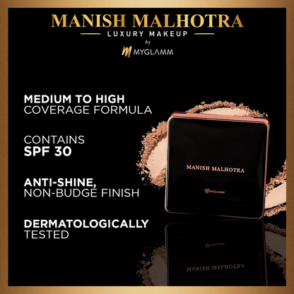 MyGlamm Manish Malhotra Beauty Skin Awakening Compact - Neutral Honey