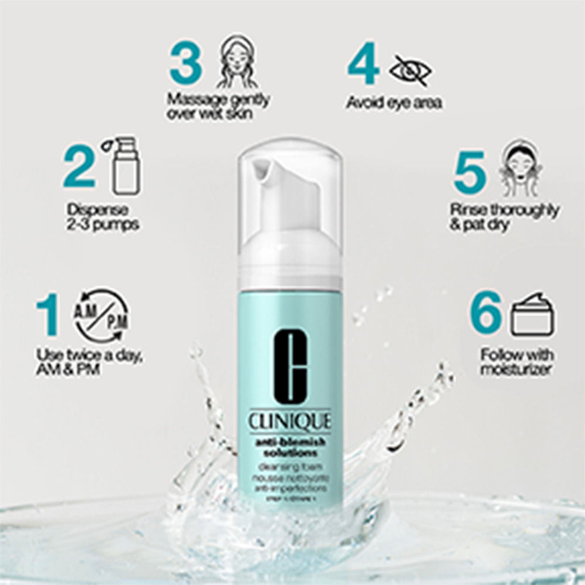 Clinique Anti-Blemish Solutions - Cleansing Foam With Salicylic Acid