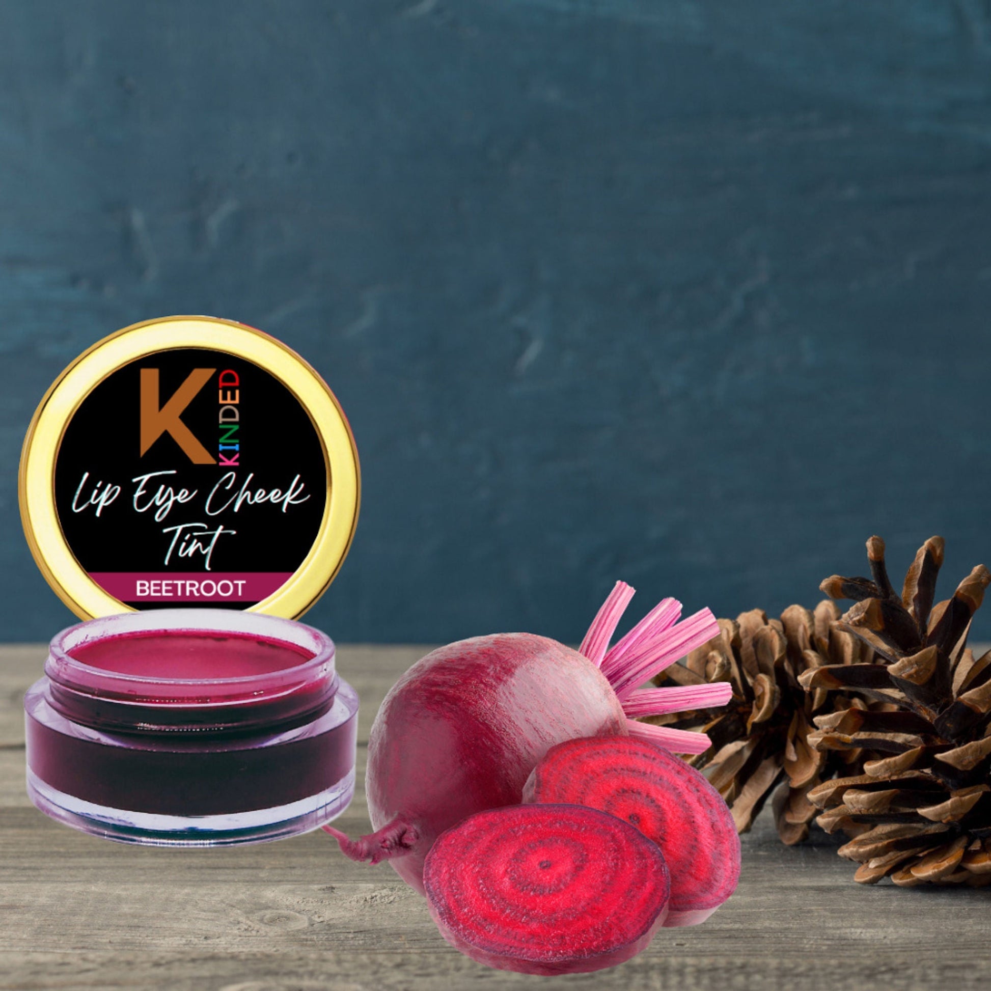 KINDED Lip, Eye and Cheek Tint - Beetroot