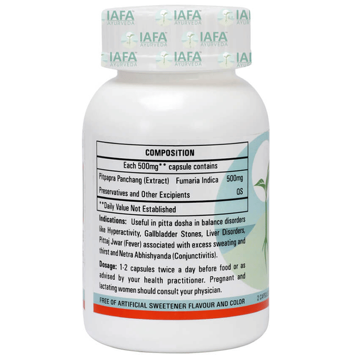 Iafa Ayuveda Pitpapra Veg Capsules