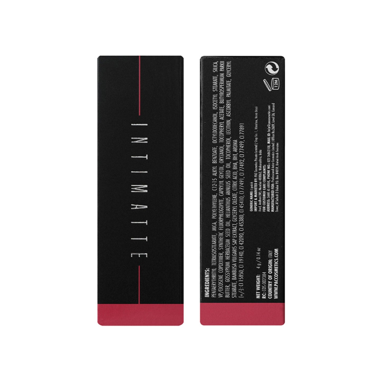 PAC Studio Intimatte Lipstick - Skip A Beat
