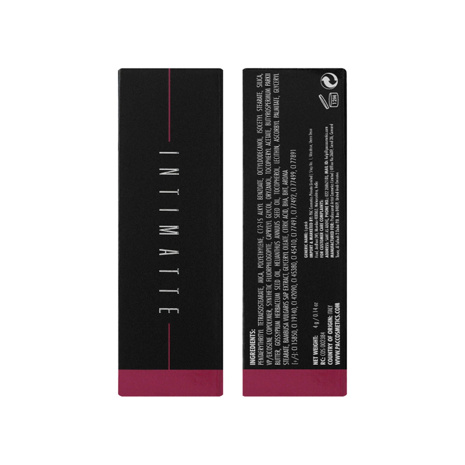 PAC Studio Intimatte Lipstick - Climax