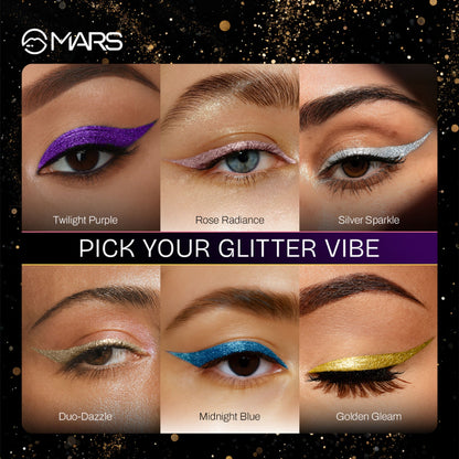 MARS Cosmetics Twinkle Wink Glitter Eyeliner - Midnight-Blue
