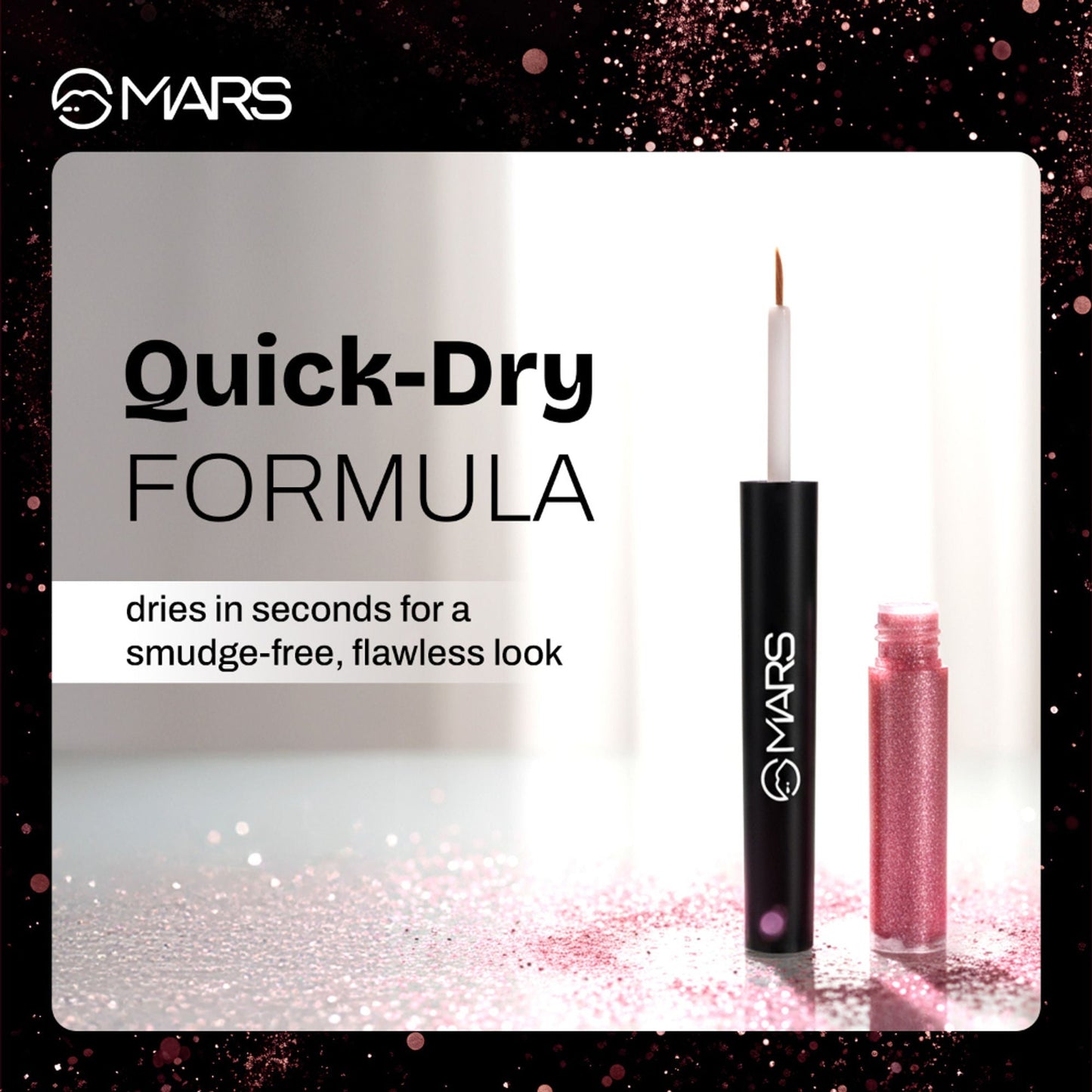 MARS Cosmetics Twinkle Wink Glitter Eyeliner - Midnight-Blue