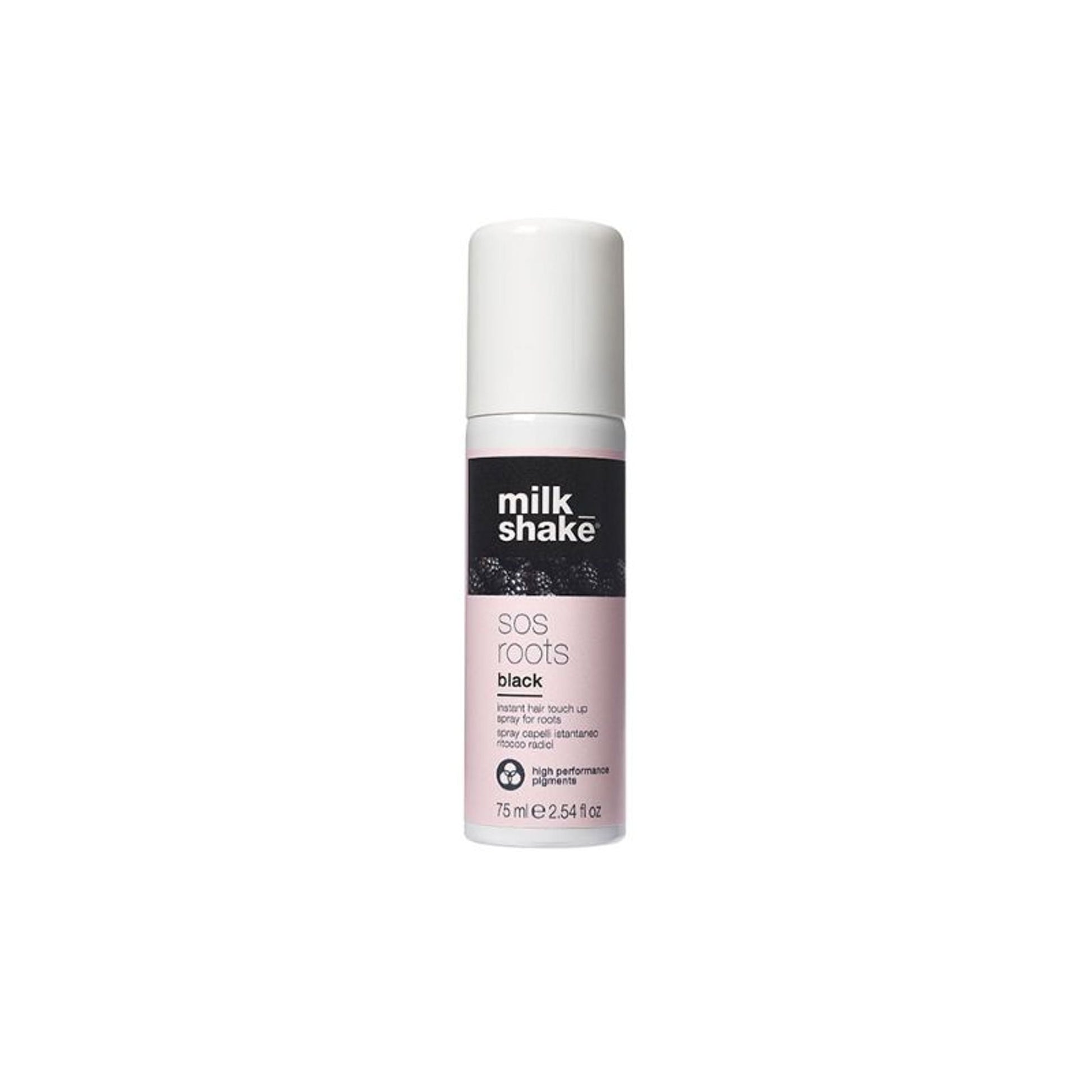 Milkshake Sos Roots Temporary Instant Root Touch-Up, Ammonia-Free Spray - Black