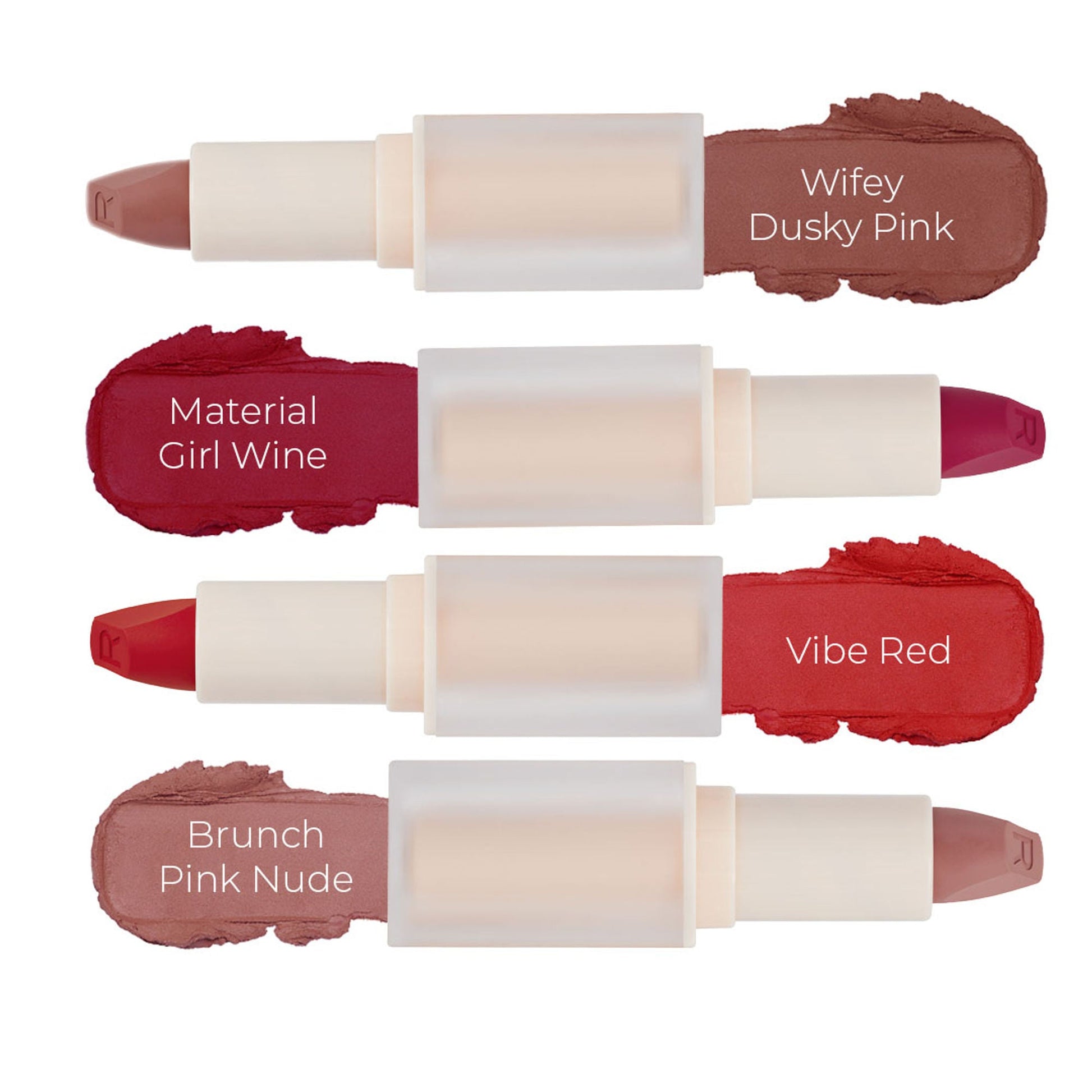 Makeup Revolution Lip Allure Soft Satin Lipstick - Material Girl Wine