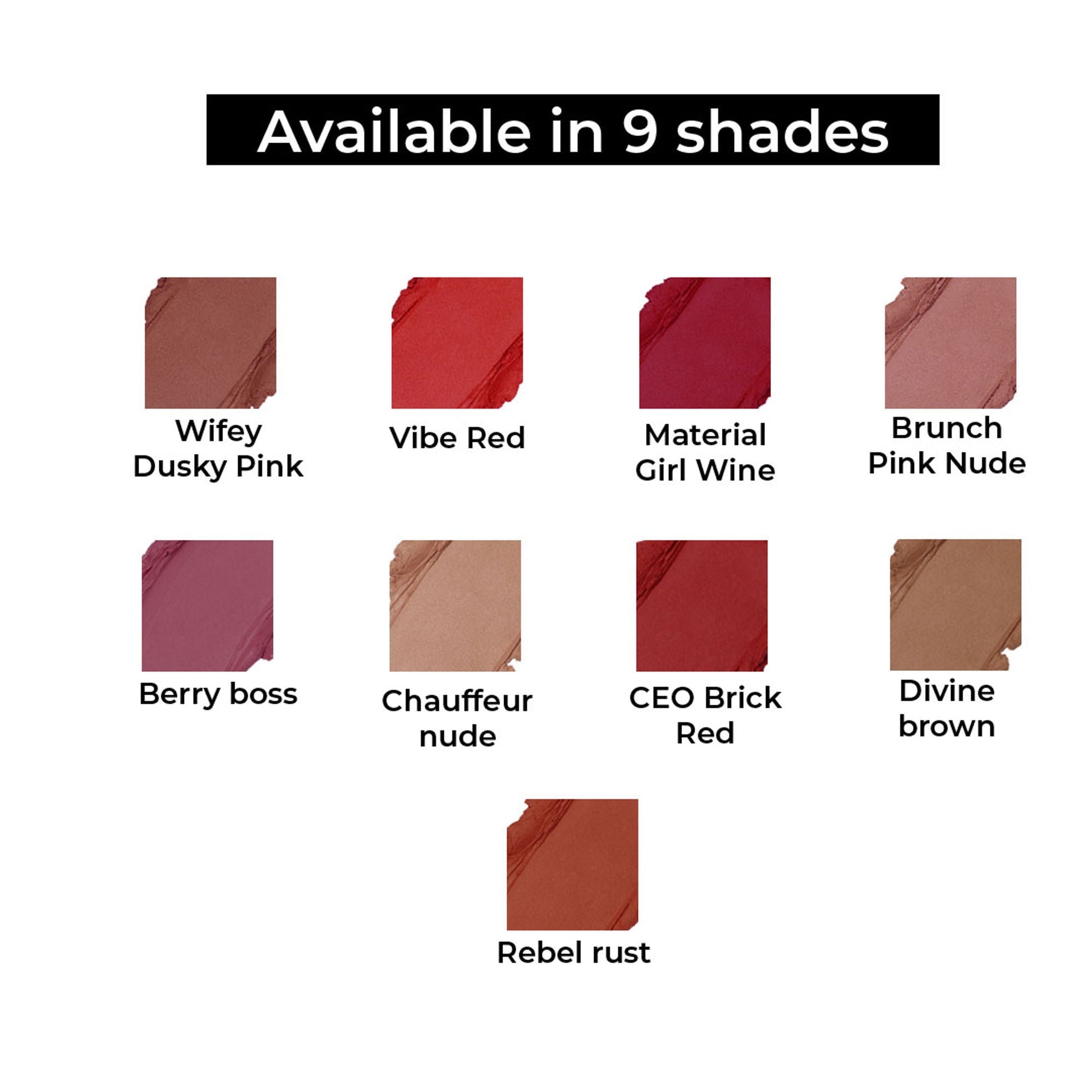 Makeup Revolution Lip Allure Soft Satin Lipstick - Divine Brown