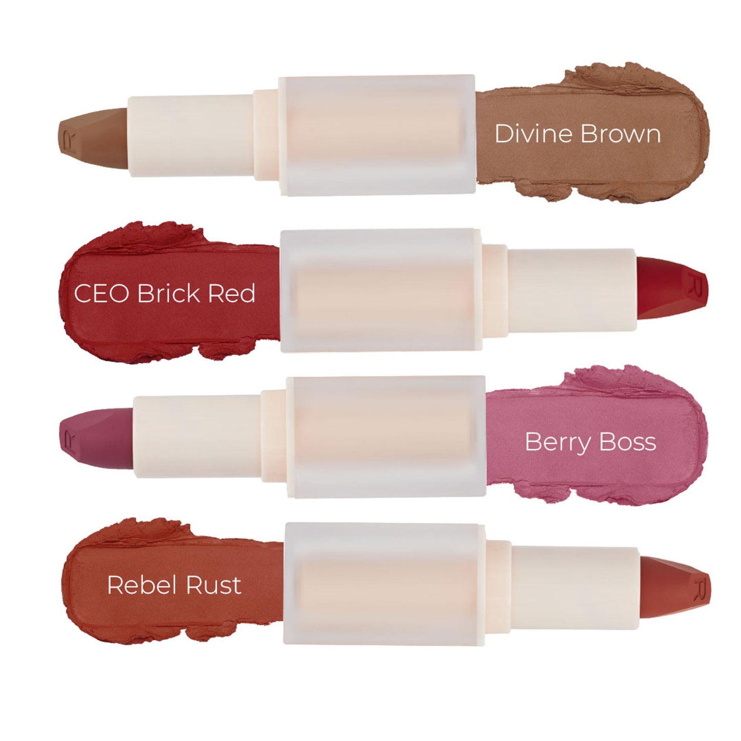 Makeup Revolution Lip Allure Soft Satin Lipstick - Ceo Brick Red