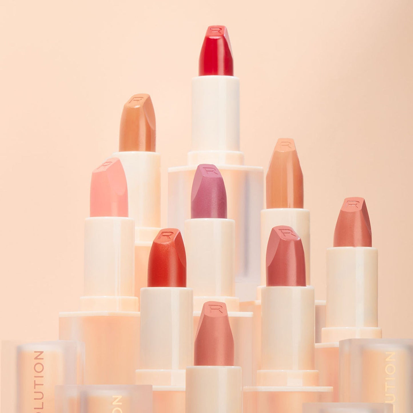 Makeup Revolution Lip Allure Soft Satin Lipstick - Ceo Brick Red