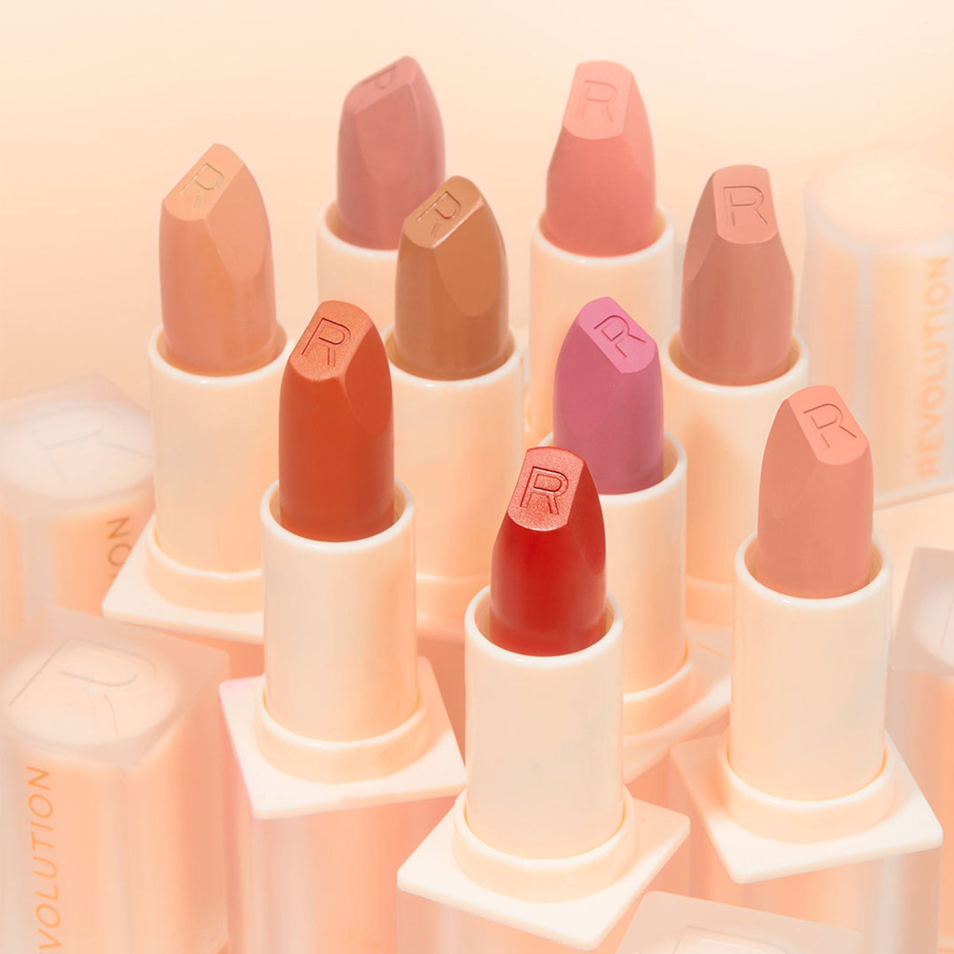 Makeup Revolution Lip Allure Soft Satin Lipstick - Chauffeur Nude