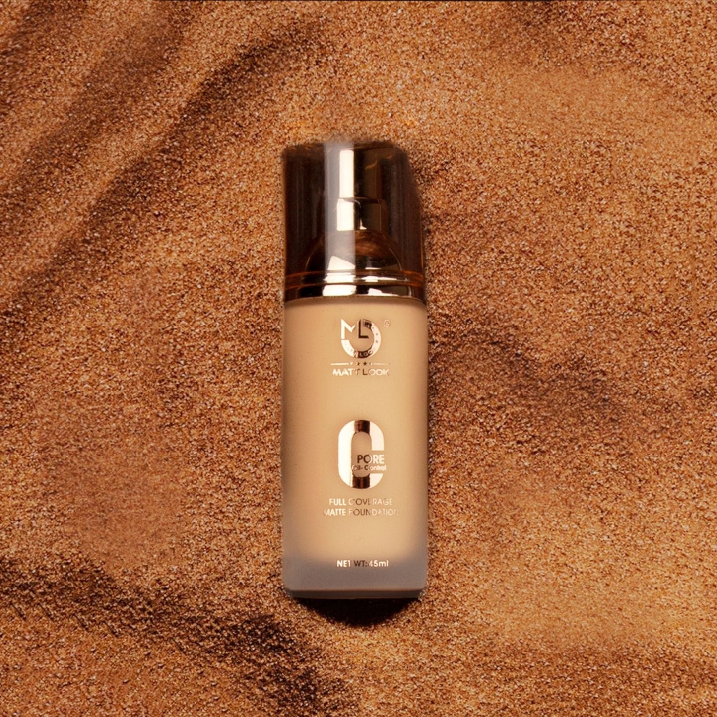 Matt Look Zero Pore Oil Control Full Coverage Matte Foundation - Pure Beige