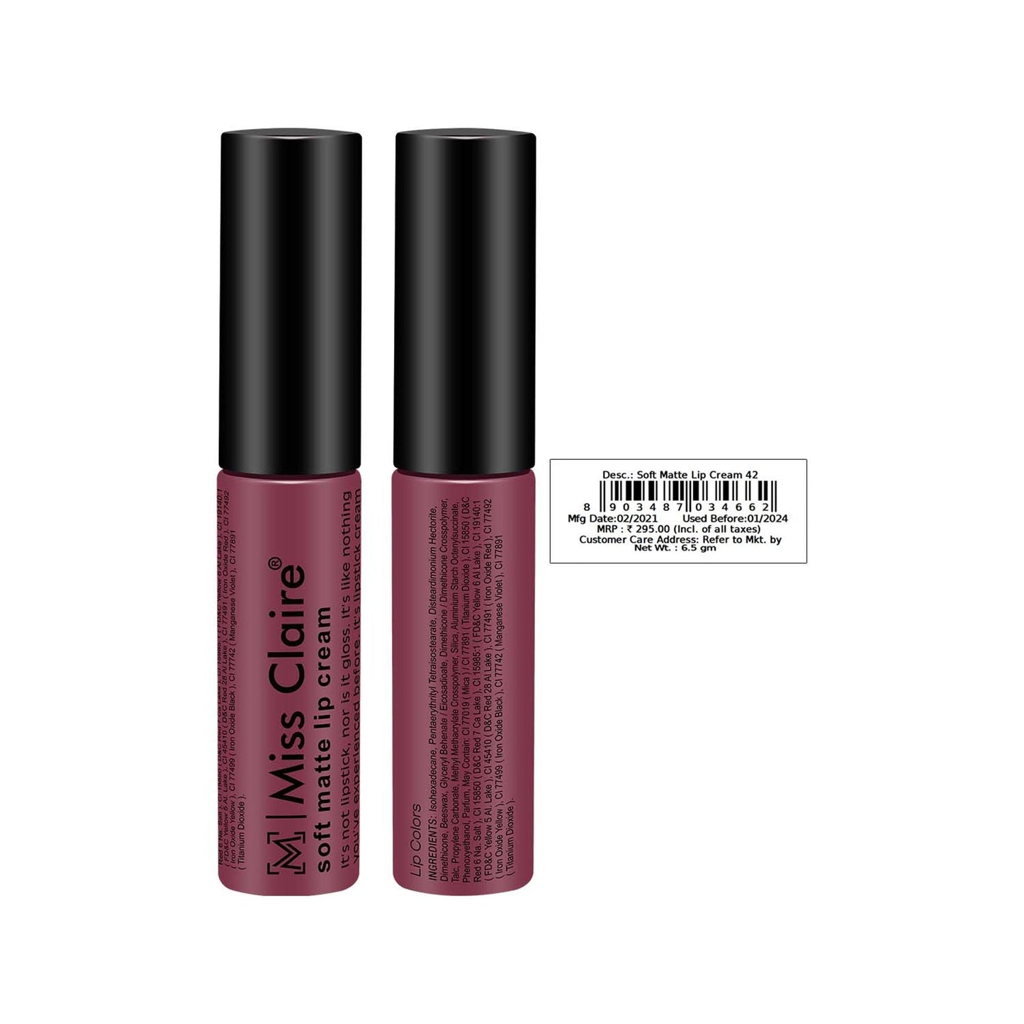 Miss Claire Soft Matte Lip Cream - 42