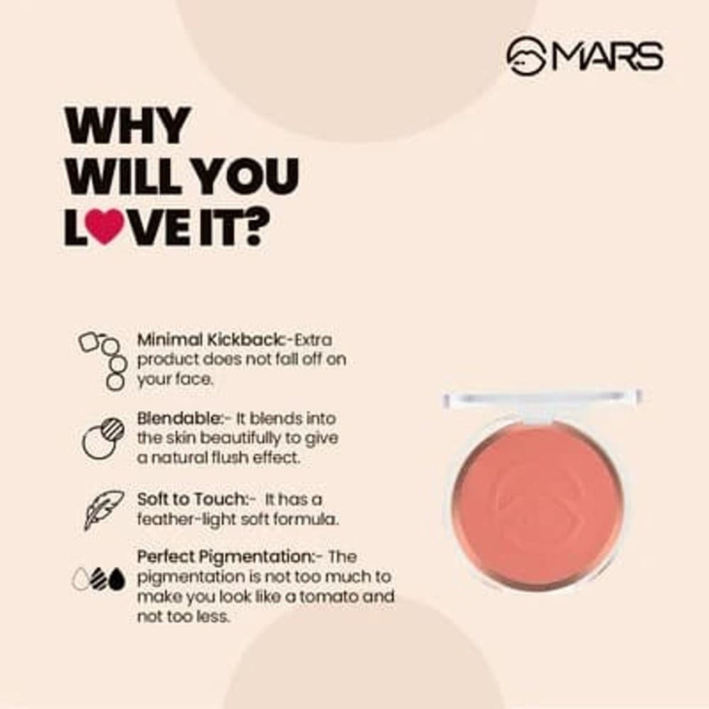 MARS Cosmetics Flush Of Love Face Blusher - 6