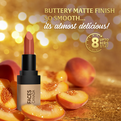Faces Canada Comfy Matte Velvet Touch Lipstick - Peach Cobbler 07