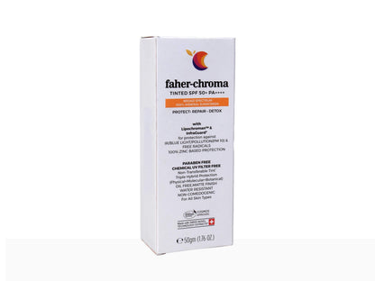 Faher-Chroma Tinted SPF 50+ Sunscreen PA++++