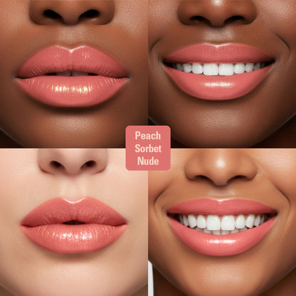 Makeup Revolution Pout Lip Gloss Stick - Peach Sorbet Nude