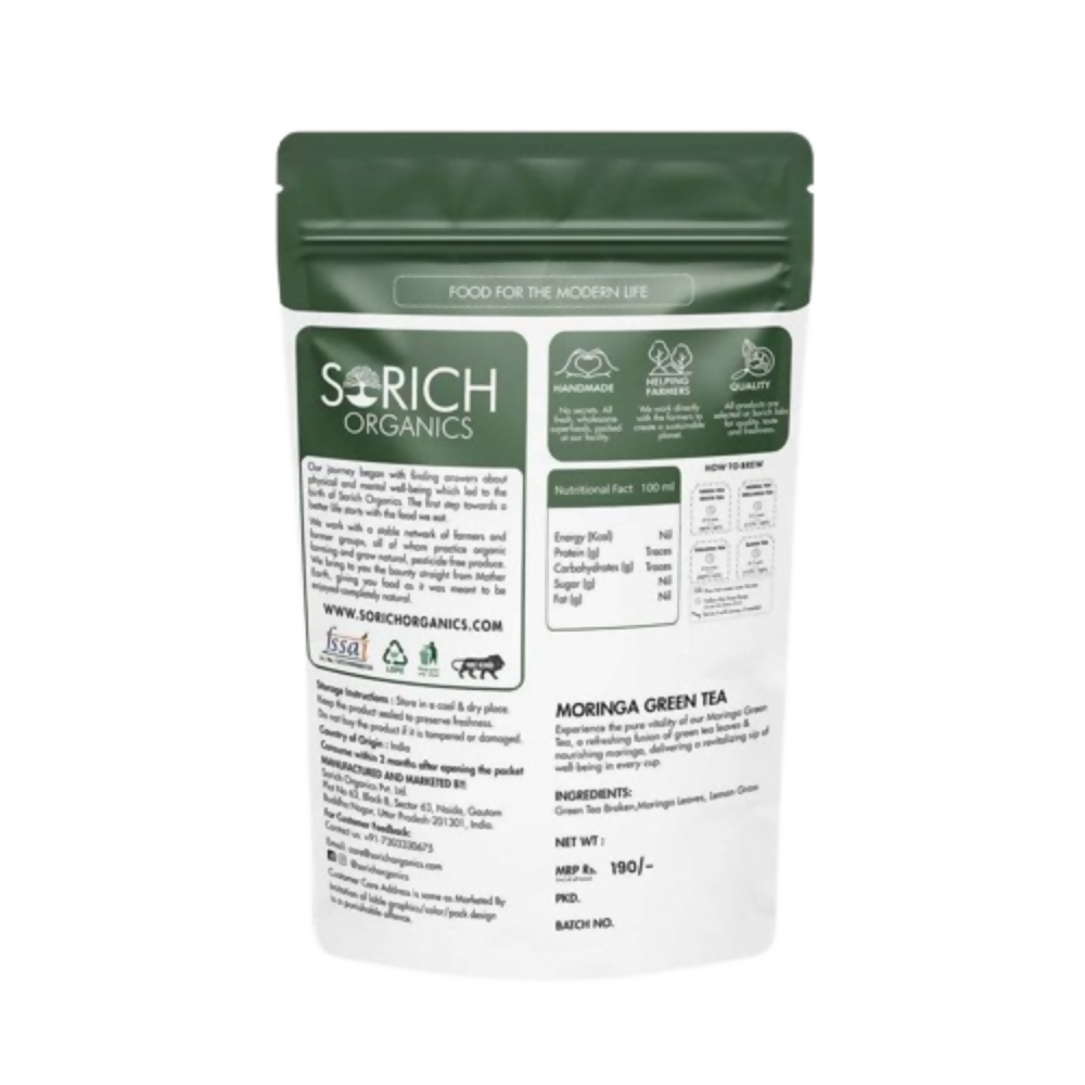 Sorich Organics Moringa Green Tea