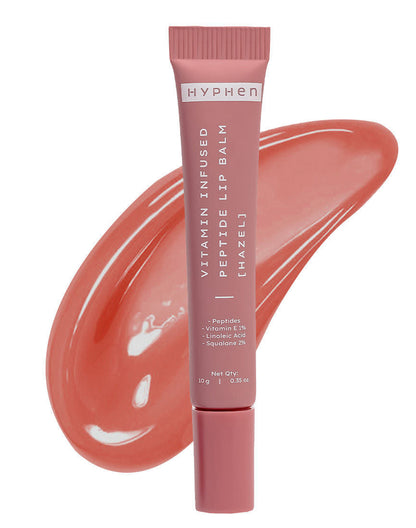 Hyphen By Kriti Sanon Hazel Vitamin Infused Peptide Lip Balm, Hydrate & Moisturize, Smoothen Lips & Repair Moisture Barrier