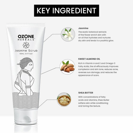 Ozone Herbals Jasmine Scrub