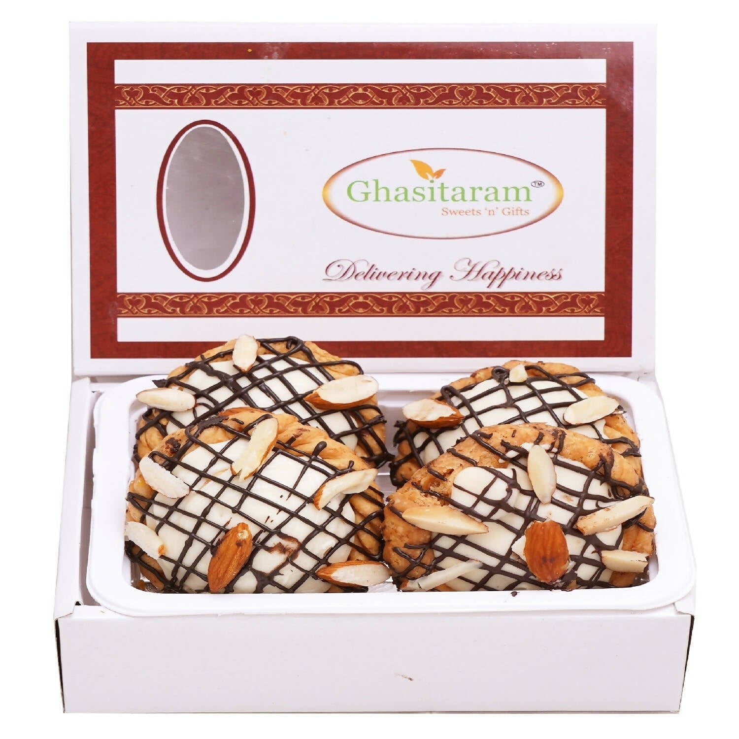 Ghasitaram Chocolate Filled Chandrakala