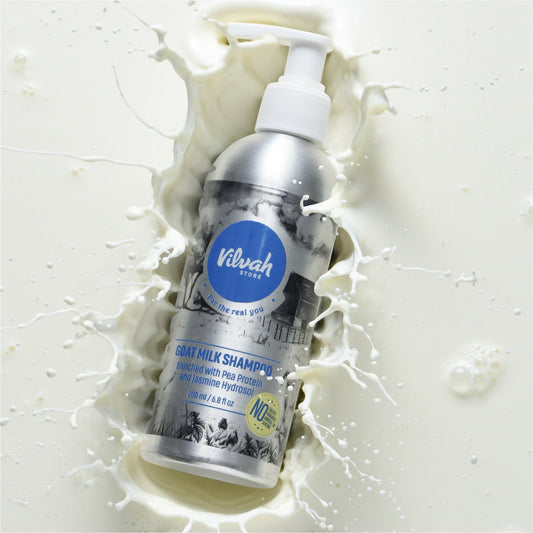 Vilvah Store Goat milk Shampoo (Intense Moisturization)