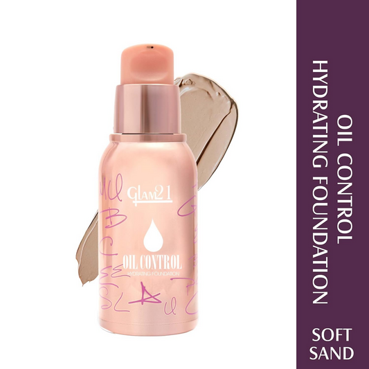 Glam21 Oil Control Hydrating Foundation - 01 Soft Sand