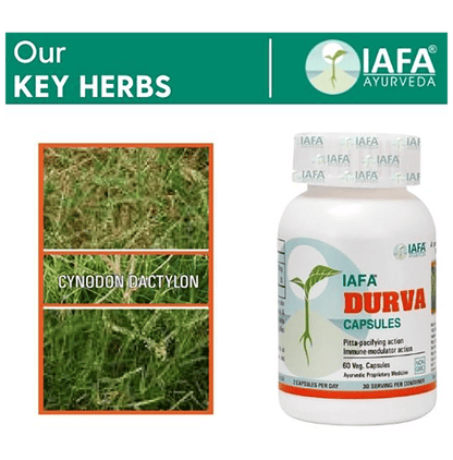 Iafa Ayuveda Durva Veg Capsules