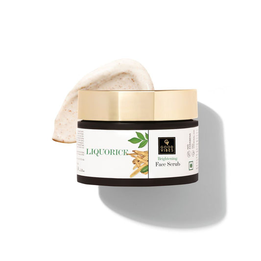 Good Vibes Liquorice Brightening Face Scrub