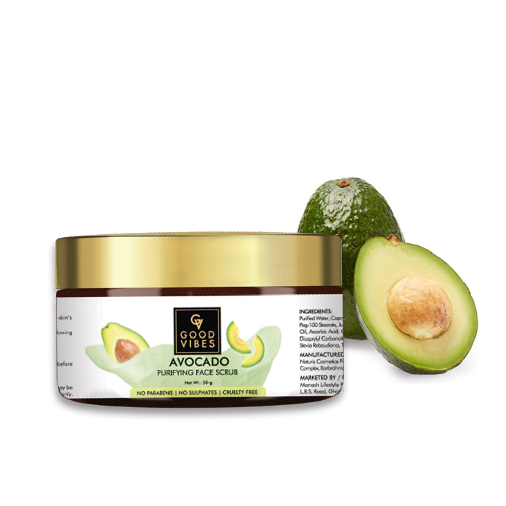 Good Vibes Purifying Face Scrub - Avocado