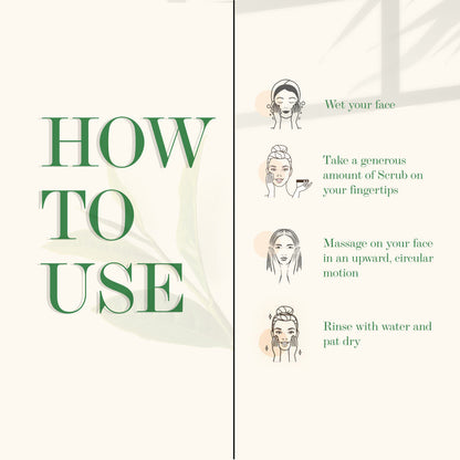 Good Vibes Green Tea Purifying Face Scrub
