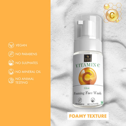 Good Vibes Vitamin C Glow Foaming Facewash