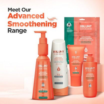 BBlunt Advanced Smoothening Serum Cream with Keratin & Hyaluronic Acid - Limited Time Offer