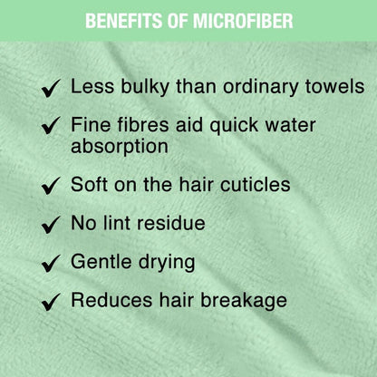 Nykaa Naturals Microfiber Hair Wrap for Frizz Free & Shiny Hair - pink