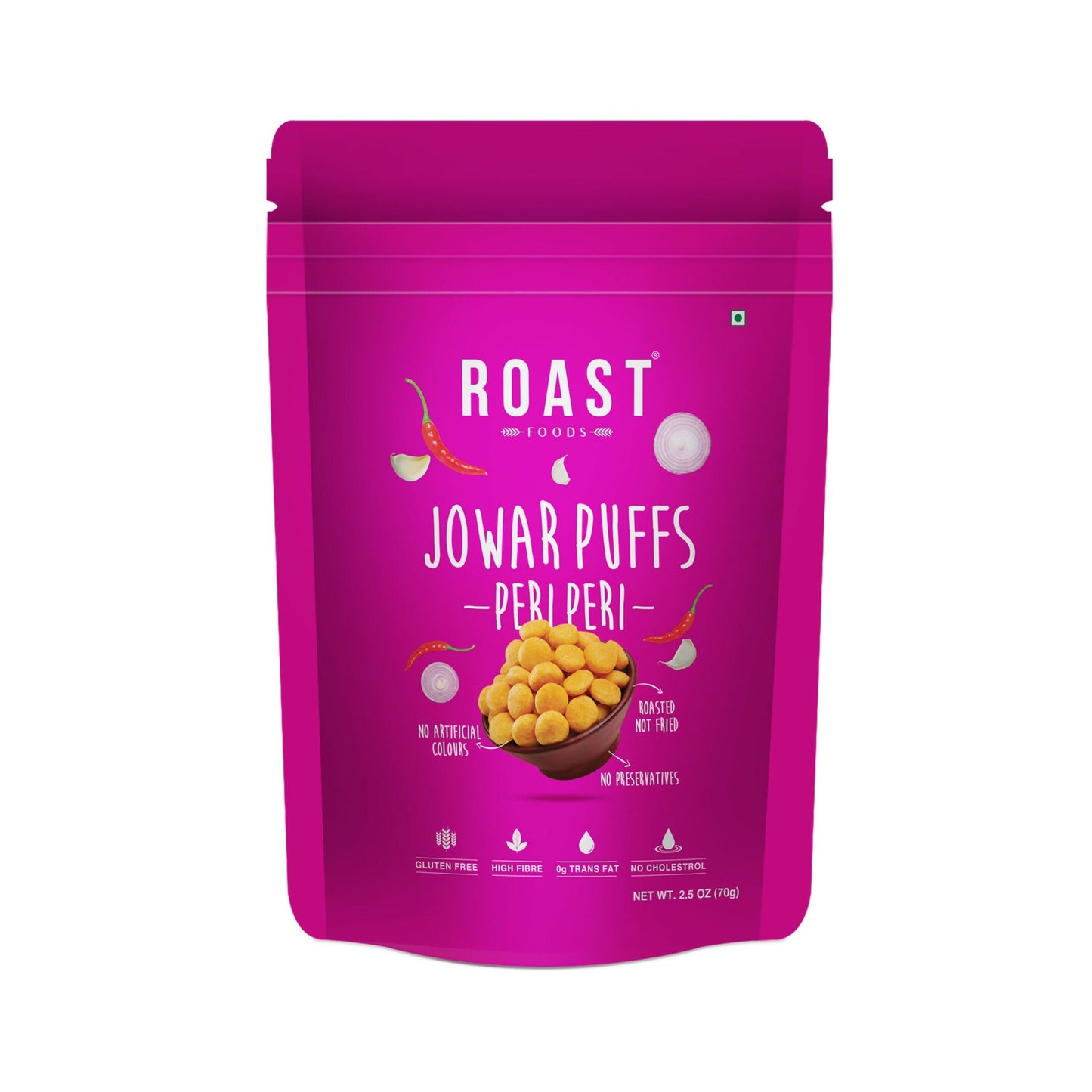 Roast Foods Jowar Puff Peri peri