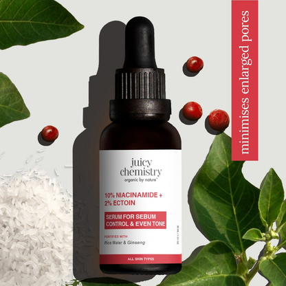 Juicy Chemistry 10% Niacinamide + 2% Ectoin Face Serum