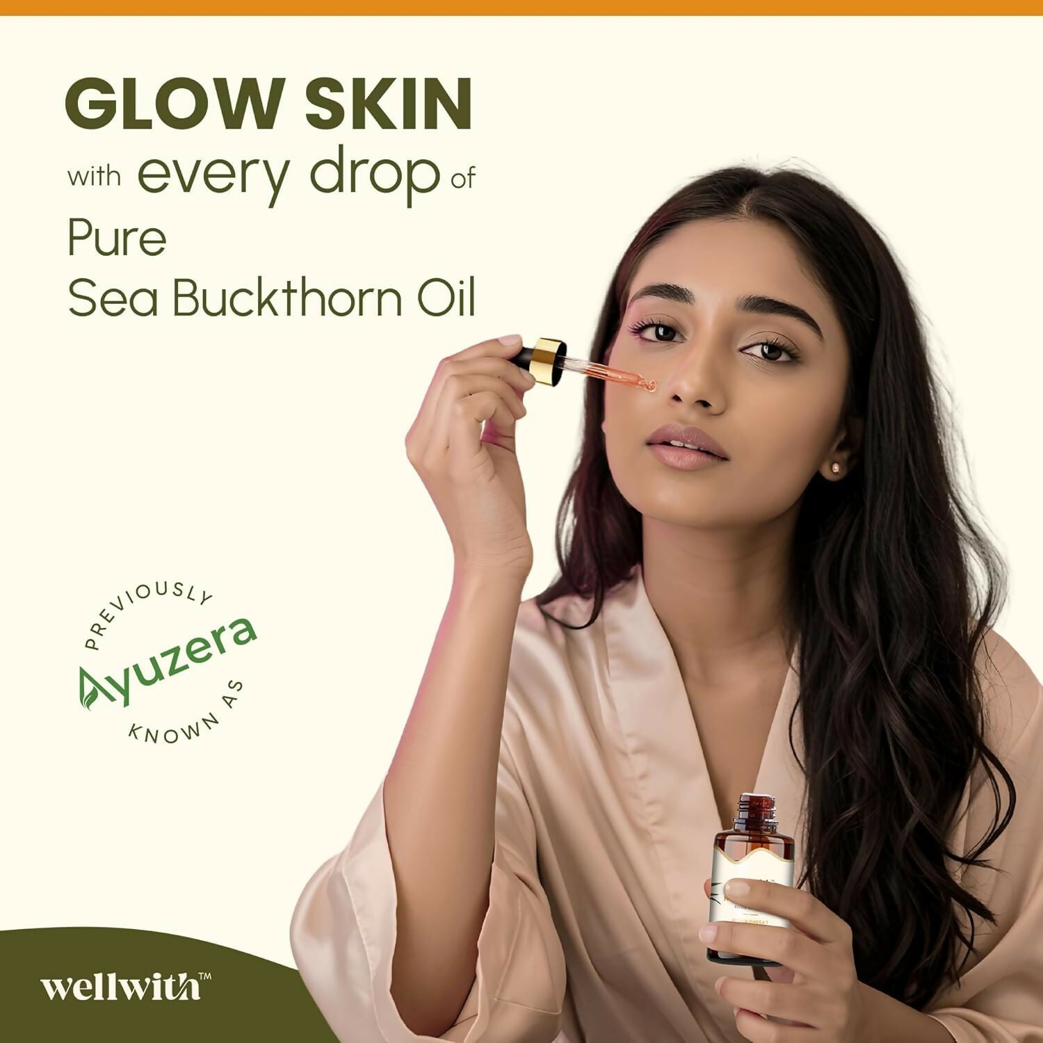 Wellwith Sea Buckthorn Berry Oil Face & Hair Serum