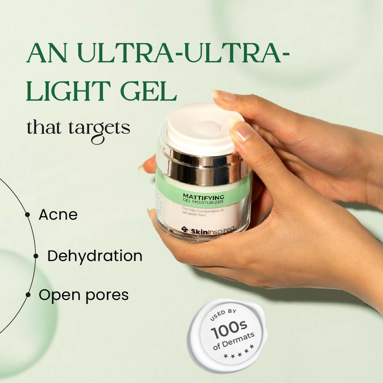 SkinInspired Mattifying Gel Face Moisturizer