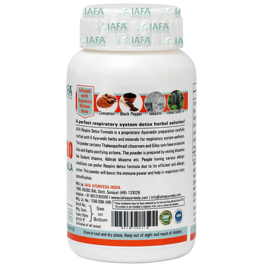 Iafa Ayuveda Respiratory Detox Tablets