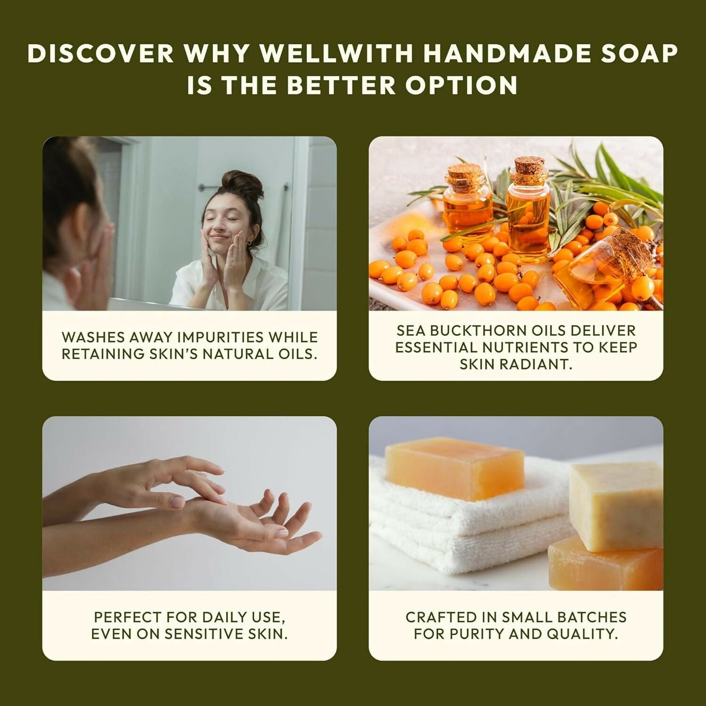 Wellwith Sea Buckthorn Natural Soap
