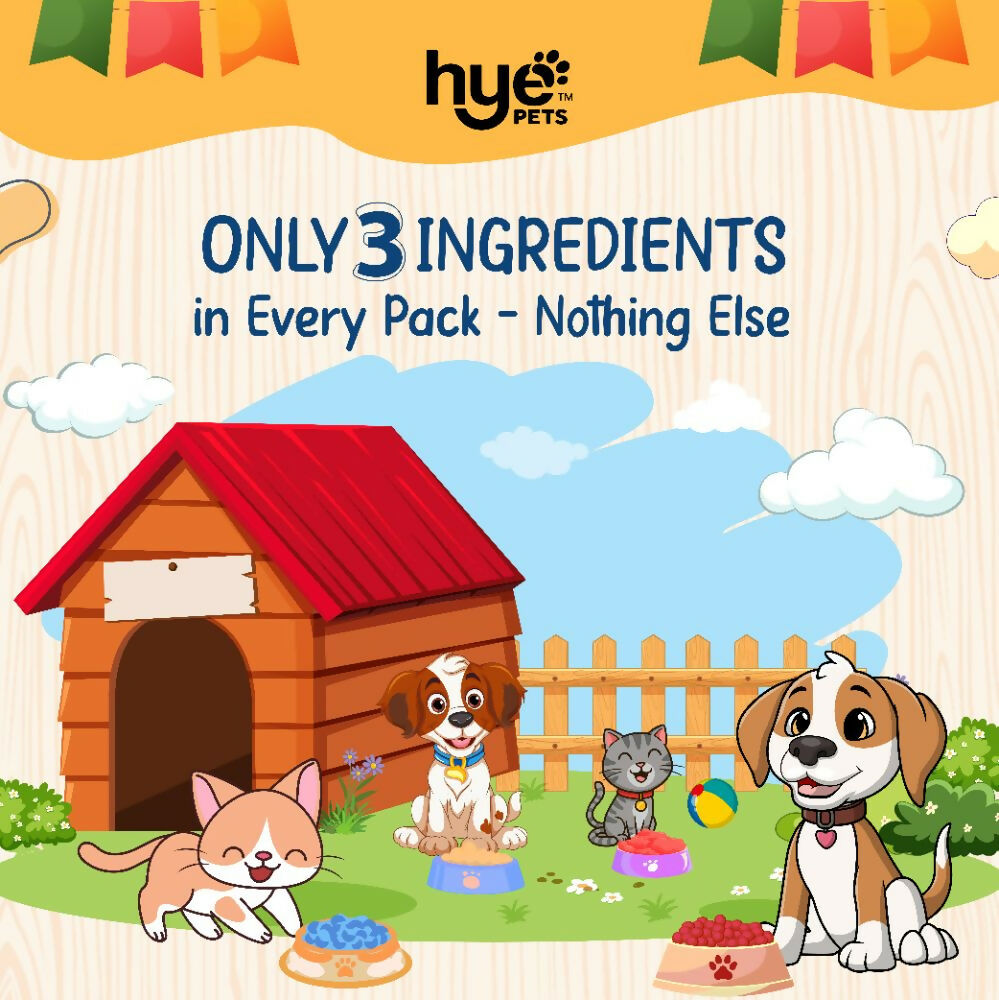 Hye Pets Super Treats For Super Pets – Freeze Dried Treats Made With Goat Milk, Carrot & Banana