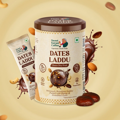 Sweet Karam Coffee Dates Laddu (Choco Dry Fruit)