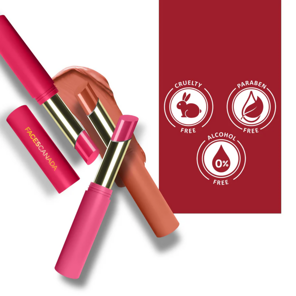 Faces Canada 3 in 1 LongStay Matte Lipstick - Haute Plum 08