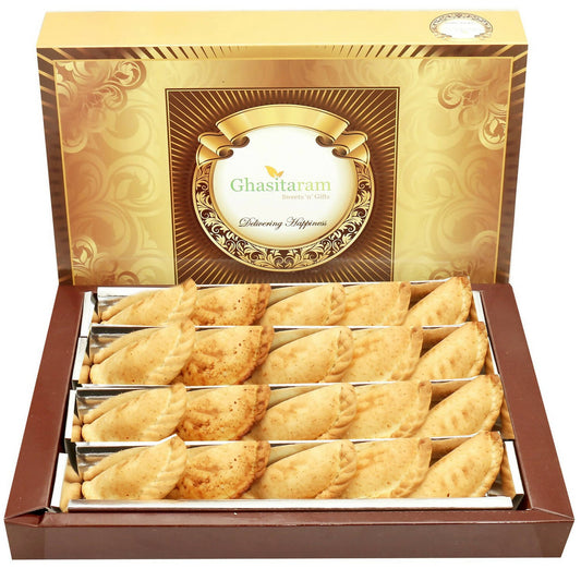 Ghasitaram Holi Sweets - Air Fried/ No Oil Diet Gujiyas