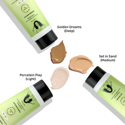 Elitty All About That Base Tinted BB Cream with SPF 30 - Golden Dreams (Deep)