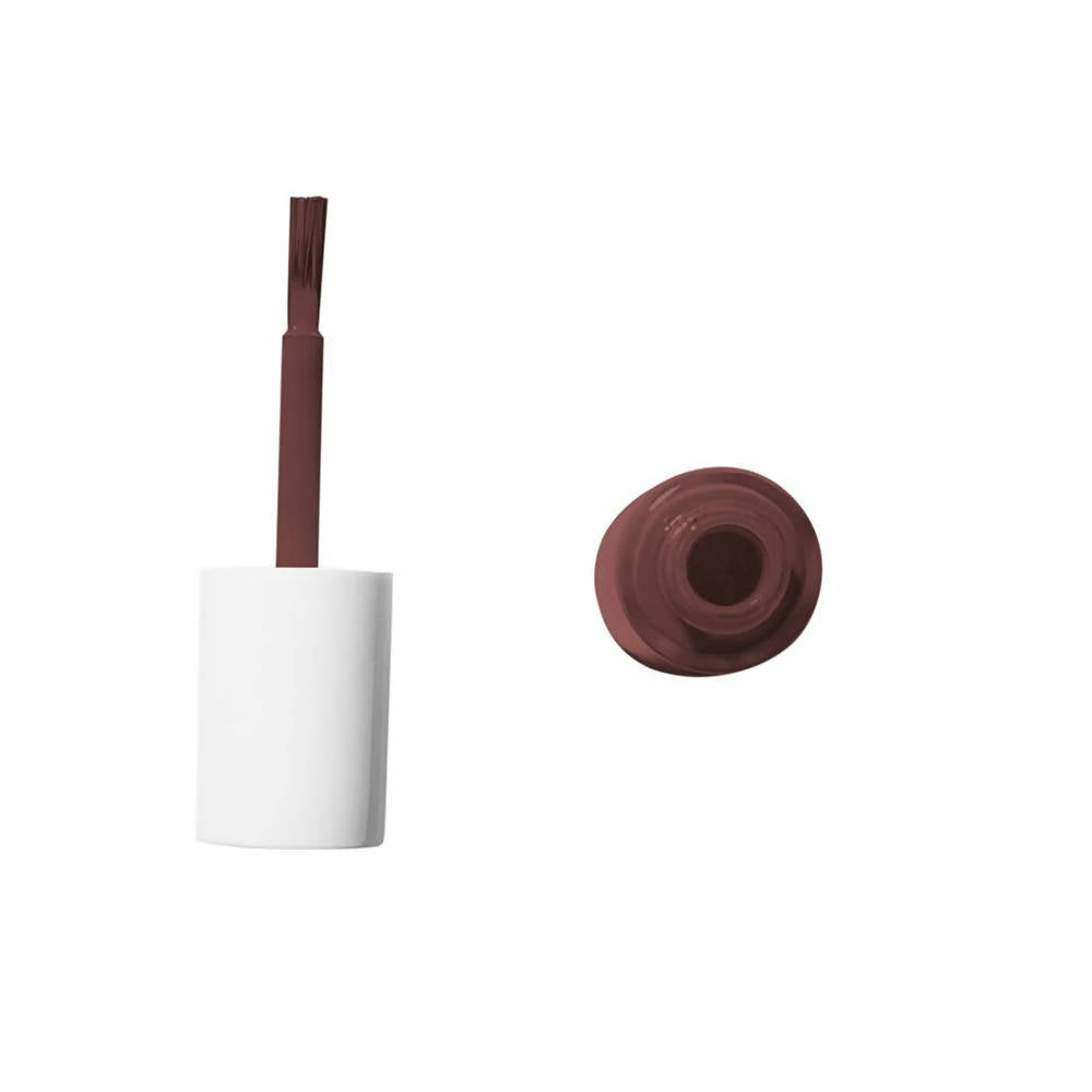 MYGLAMM LIT Nail Enamel - Oh Fudge - Luxurious Oxblood Shade (7 Ml)