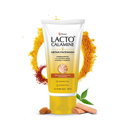 Lacto Calamine Ubtan Face Wash for Glowing Skin
